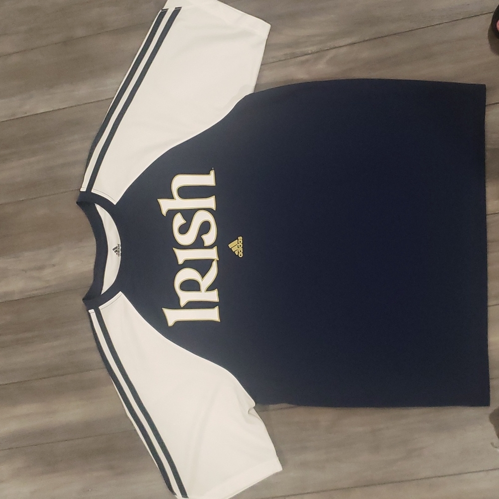 Adidas Mens Notre Dame top-Size Large